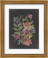 Framed Velvet Floral II