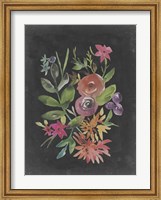 Framed Velvet Floral II