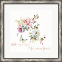 Framed 'Beautiful Romance VII Mother' border=