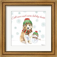 Framed Holiday Paws IV