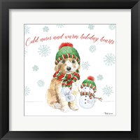 Framed Holiday Paws IV