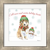 Framed Holiday Paws IV