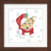 Framed 'Holiday Paws VIII' border=