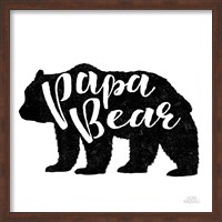 Framed Papa Bear