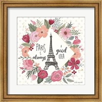 Framed Paris is Blooming IV