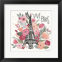 Framed Paris is Blooming III