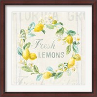 Framed Floursack Lemon V