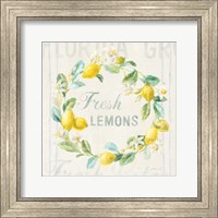 Framed Floursack Lemon V