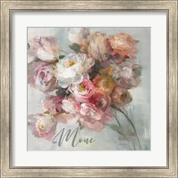 Framed Blush Bouquet Mom