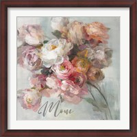 Framed Blush Bouquet Mom