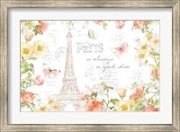 Framed Painting Paris I
