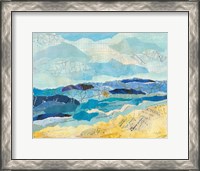 Framed Abstract Coastal II