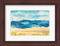 Framed Abstract Coastal I