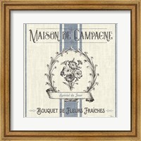 Framed French Farmhouse IV