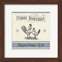 Framed 'French Farmhouse II' border=