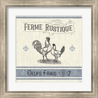 Framed 'French Farmhouse II' border=