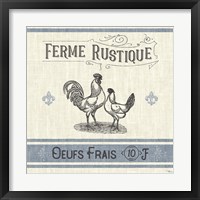 Framed 'French Farmhouse II' border=