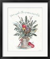 Seasonal Charm II Framed Print