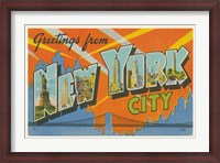 Framed Greetings from New York