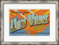 Framed Greetings from New York