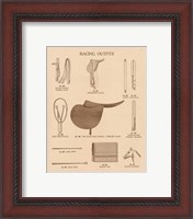 Framed 'Equine Riding Gear III v2' border=