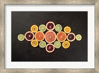 Framed Citrus Drama III