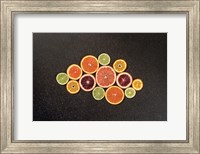 Framed Citrus Drama I