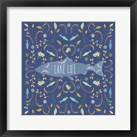 Otomi Lake V Dark Framed Print