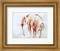 Framed Lone Elephant