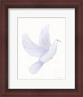 Framed Easter Blessing Dove I