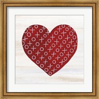 Framed Rustic Valentine Heart IV