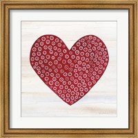 Framed Rustic Valentine Heart III