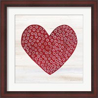 Framed Rustic Valentine Heart III