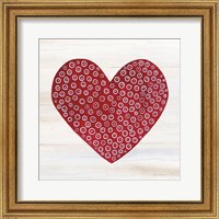 Framed Rustic Valentine Heart III