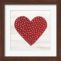 Framed Rustic Valentine Heart I