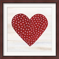 Framed Rustic Valentine Heart I