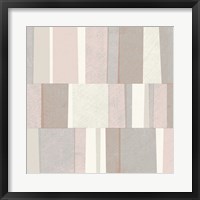 Framed Blush Abstract