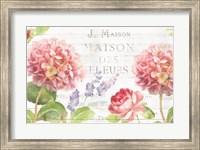 Framed Maison Des Fleurs II