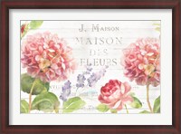 Framed Maison Des Fleurs II