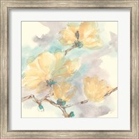 Framed Magnolias in White II