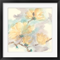 Framed 'Magnolias in White II' border=