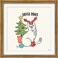 Framed Santa Paws V