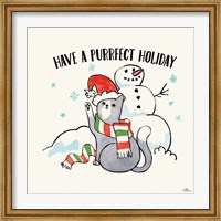 Framed Santa Paws III