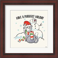 Framed Santa Paws III