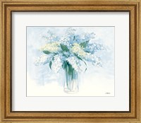 Framed Contemporary Lilac Blue