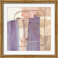 Framed Passage I Blush Purple