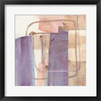 Passage I Blush Purple Framed Print