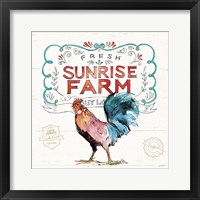 Down on the Farm VI Framed Print