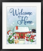 Classic Snowmen V Framed Print