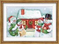 Framed Classic Snowmen III